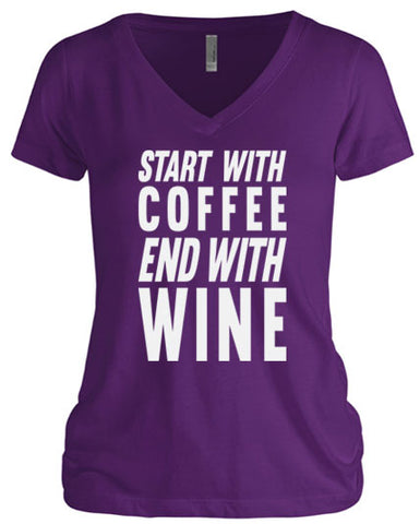 Start Coffee End Wine